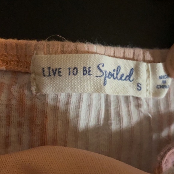 Multi-colored Crop Top from Live To Be Spoiled - Picture 2 of 3